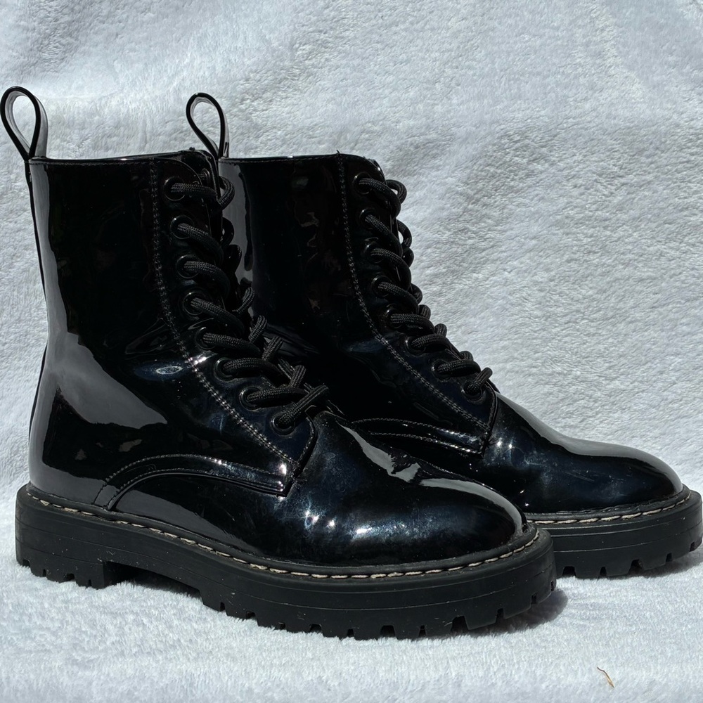 H&M Glossy Black Kids' Boots